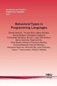 Behavioral Types in Programming Languages (Foundations and Trends® in Programming Languages)