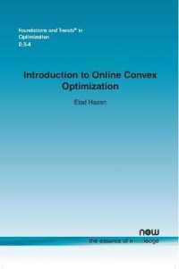 Introduction to Online Convex Optimization (Foundations and Trends® in Optimization)