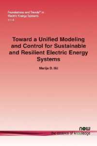 Toward a Unified Modeling and Control for Sustainable and Resilient Electric Energy Systems (Foundations and Trends® in Electric Energy Systems)
