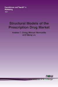 Structural Models of the Prescription Drug Market (Foundations and Trends® in Marketing)