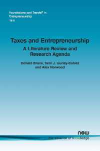 Taxes and Entrepreneurship : A Literature Review and Research Agenda (Foundations and Trends® in Entrepreneurship)