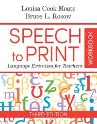 Speech to Print Workbook : Language Exercises for Teachers （3RD）