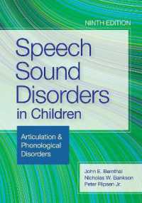 Speech Sound Disorders in Children : Articulation & Phonological Disorders （9TH）
