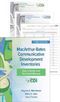 MacArthur-Bates Communicative Development Inventories (CDI), Third Edition Set （3RD）