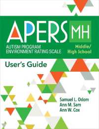 Autism Program Environment Rating Scale - Middle/High School (APERS-MH) : User's Guide