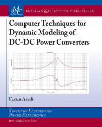 Computer Techniques for Dynamic Modeling of Dc-dc Power Converters (Synthesis Lectures on Power Electronics) -- Paperback / softback