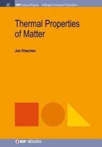 Thermal Properties of Matter (Iop Concise Physics)