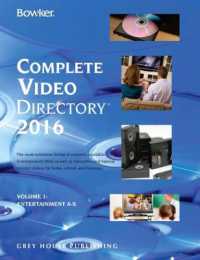 Bowker's Complete Video Directory， 2016 : 4 Volume Set