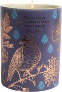 Jane Austen: Indulge Your Imagination Scented Candle (8.5 oz.) : [Dark Blue Bird] [Ceramic]