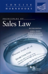 売買法の原理（第２版）<br>Principles of Sales Law (Concise Hornbook Series) （2ND）