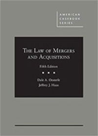 M&A法（第５版）<br>The Law of Mergers and Acquisitions (American Casebook Series) （5TH）