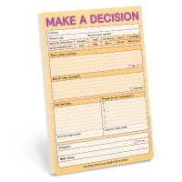 Knock Knock Make a Decision Pad (Pastel Version)