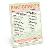 Knock Knock Fart Citation Nifty Note (Pastel Version)