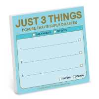 Just 3 Things: Sticky Notes (Knock Knock Sticky Notes)