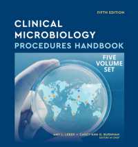ASM臨床微生物学検査法ハンドブック（第５版・全５巻）<br>Clinical Microbiology Procedures Handbook, Multi-Volume (Asm Books) （5TH）