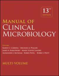 ASM臨床微生物学マニュアル（第１３版・全４巻）<br>Manual of Clinical Microbiology, 4 Volume Set (Asm Books) （13TH）