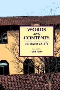 Words and Contents (Lecture Notes)