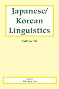 日本語／朝鮮語言語学　第２８巻<br>Japanese/Korean Linguistics, Volume 28