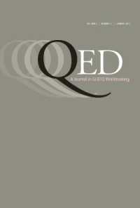 QED: a Journal in GLBTQ Worldmaking 2, No. 2