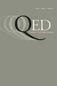 QED: a Journal in GLBTQ Worldmaking 7, No. 2