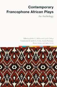 Contemporary Francophone African Plays : An Anthology (Scènes Francophones: Studies in French and Francophone Theater)