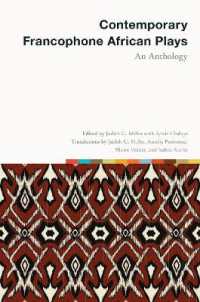 Contemporary Francophone African Plays : An Anthology (Scènes francophones: Studies in French and Francophone Theater)