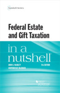 Federal Estate and Gift Taxation in a Nutshell (Nutshell Series) （9TH）