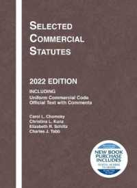 Selected Commercial Statutes, 2022 Edition (Selected Statutes)