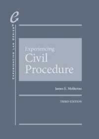 Experiencing Civil Procedure (Experiencing Law Series) （3RD）