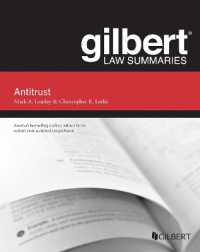 Gilbert Law Summaries on Antitrust (Gilbert Law Summaries) （12TH）