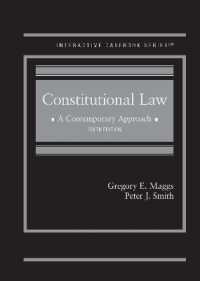 Constitutional Law : A Contemporary Approach (Interactive Casebook Series) （6TH）