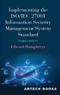 Implementing the ISO/IEC 27001 Information Security Management System Standard, Third Edition （3RD）