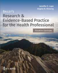 Bailey's Research & Evidence-Based Practice for the Health Professional （4TH）