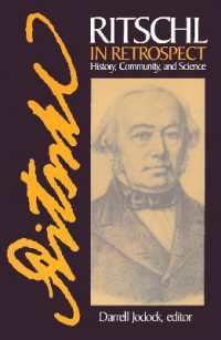 Ritschl in Retrospect : History, Community, and Science