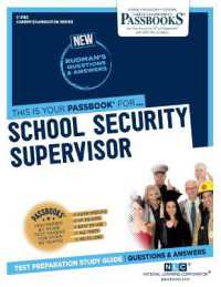 School Security Supervisor (C-3182) : Passbooks Study Guide