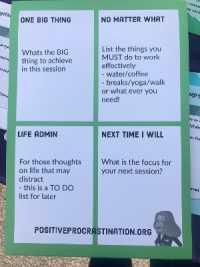 A4 Planning note pad (plan for success)