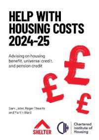 Help with Housing Costs 2024-2025 : Advising on housing benefit, universal credit and pension credit