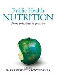 Public Health Nutrition : From principles to practice -- Paperback / softback