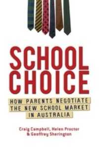 School Choice : How parents negotiate the new school market in Australia