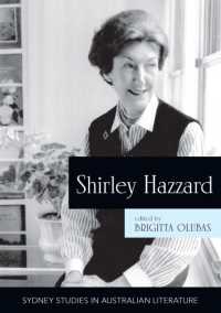 Shirley Hazzard : New Critical Essays (Sydney Studies in Australian Literature)