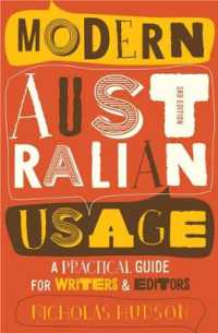 Modern Australian Usage : A practical guide for writers and editors （3RD）