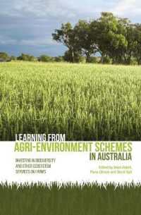 Learning from agri-environment schemes in Australia : Investing in biodiversity and other ecosystem services on farms