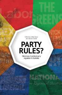 Party Rules? : Dilemmas of political party regulation in Australia