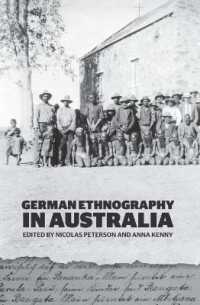 German Ethnography in Australia (Monographs in Anthropology)