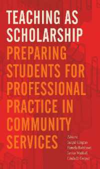 Teaching as Scholarship : Preparing Students for Professional Practice in Community Services