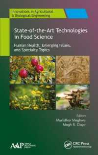 State-of-the-Art Technologies in Food Science : Human Health, Emerging Issues and Specialty Topics (Innovations in Agricultural & Biological Engineering)