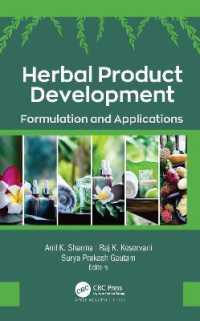Herbal Product Development : Formulation and Applications