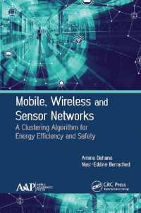 Mobile, Wireless and Sensor Networks : A Clustering Algorithm for Energy Efficiency and Safety