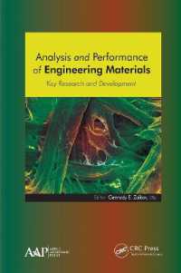 Analysis and Performance of Engineering Materials : Key Research and Development