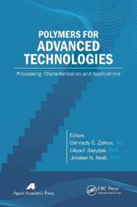 Polymers for Advanced Technologies : Processing, Characterization and Applications